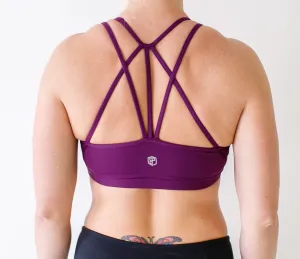 Rhapsody Sports Bra (Eggplant)