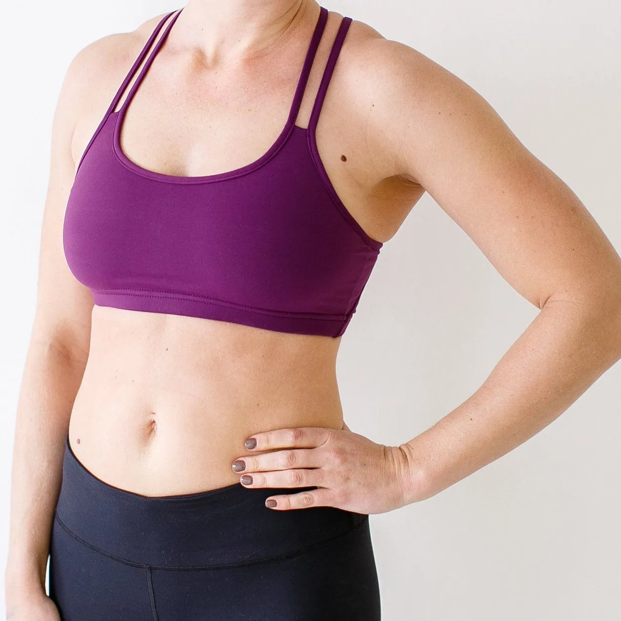 Rhapsody Sports Bra (Eggplant)