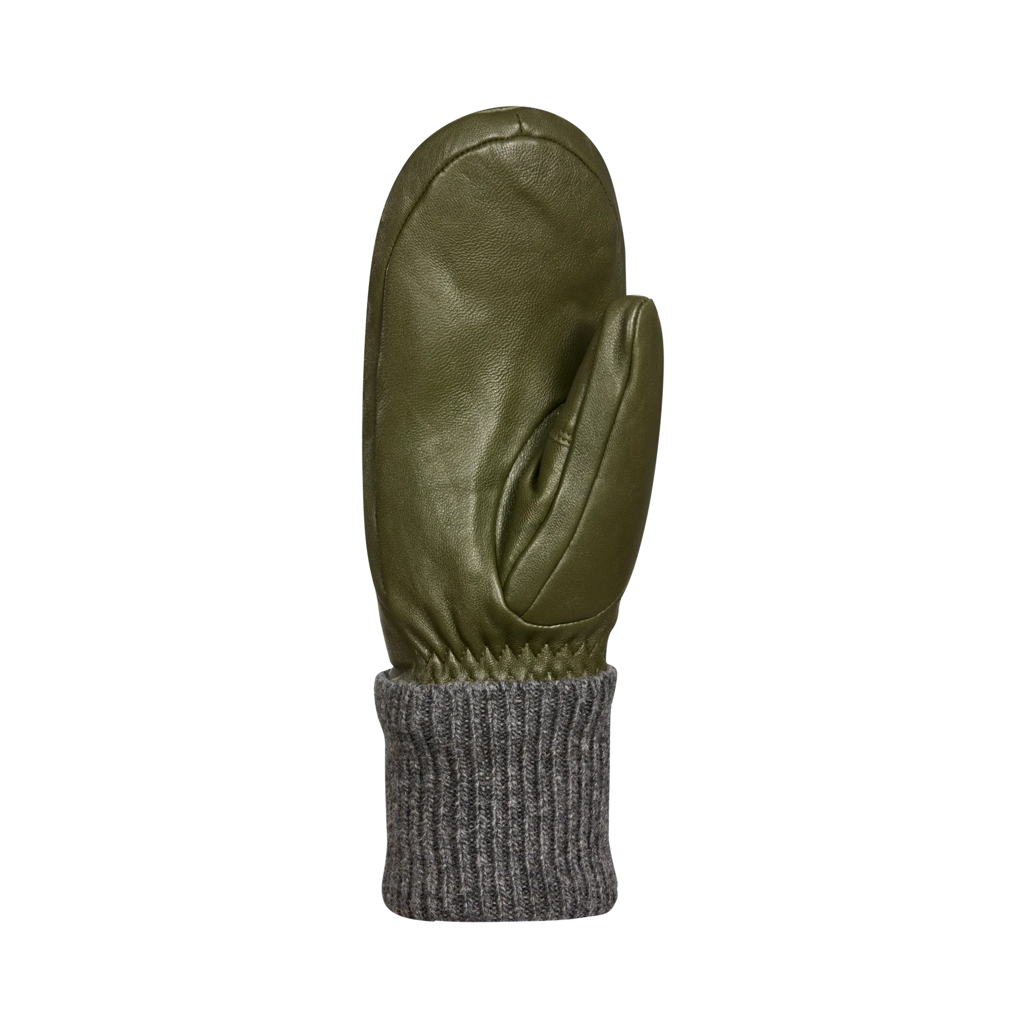 Rolly Leather Mittens - Women