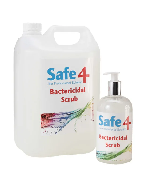 Safe4 Bactericidal Hand Scrub, 5L