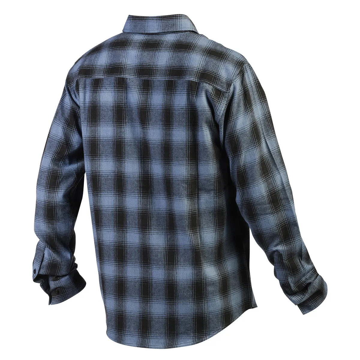 Saturday Night Special Flannel - Dust Blue/Black