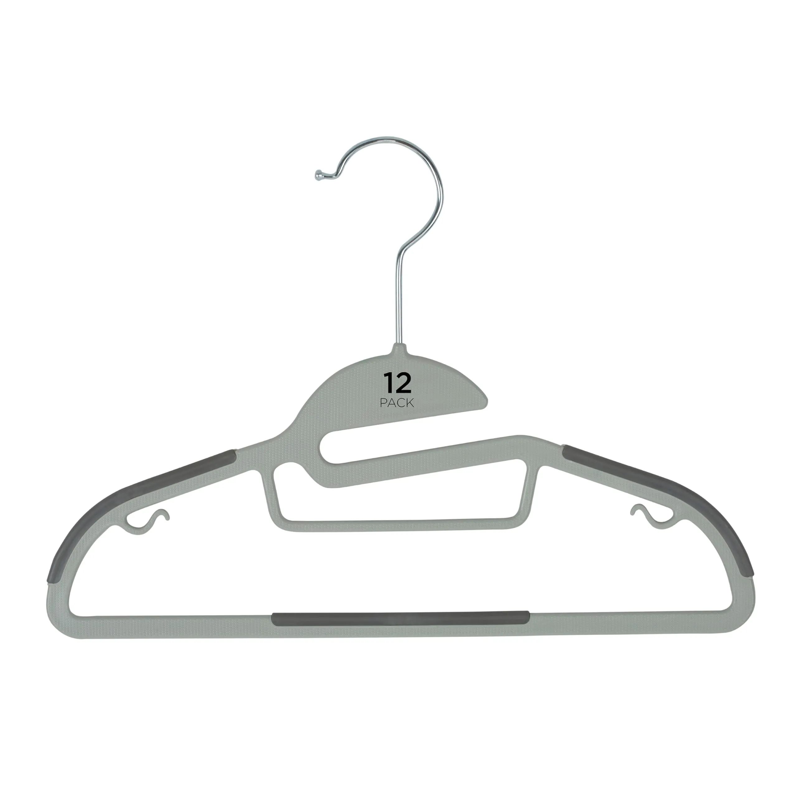 Simplify Kids 12 Pack Collar Ultimate Hangers Non Slip Slim Space