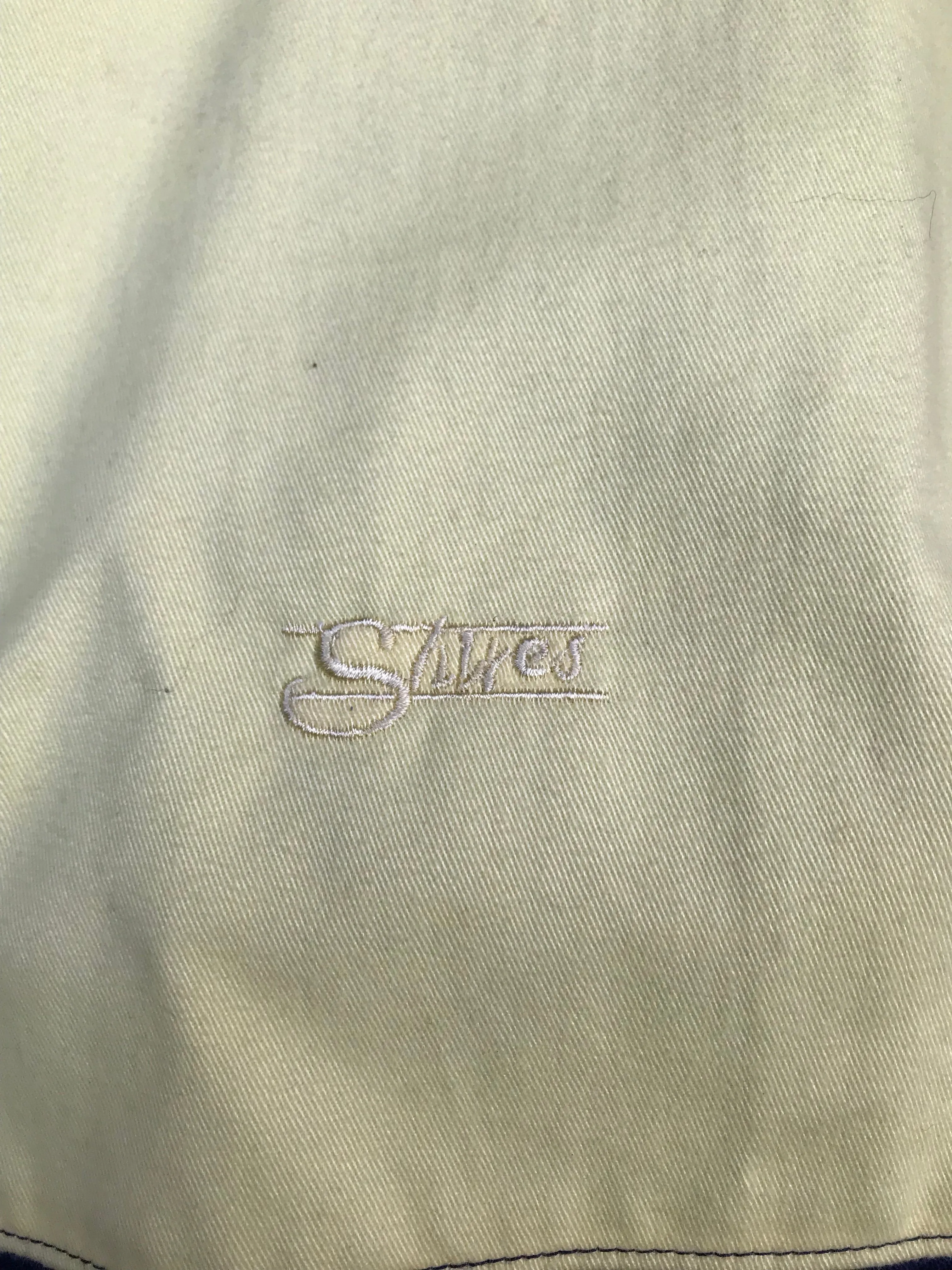 Size 10 Shires  thermal country shirt yellow and navy FREE POSTAGE