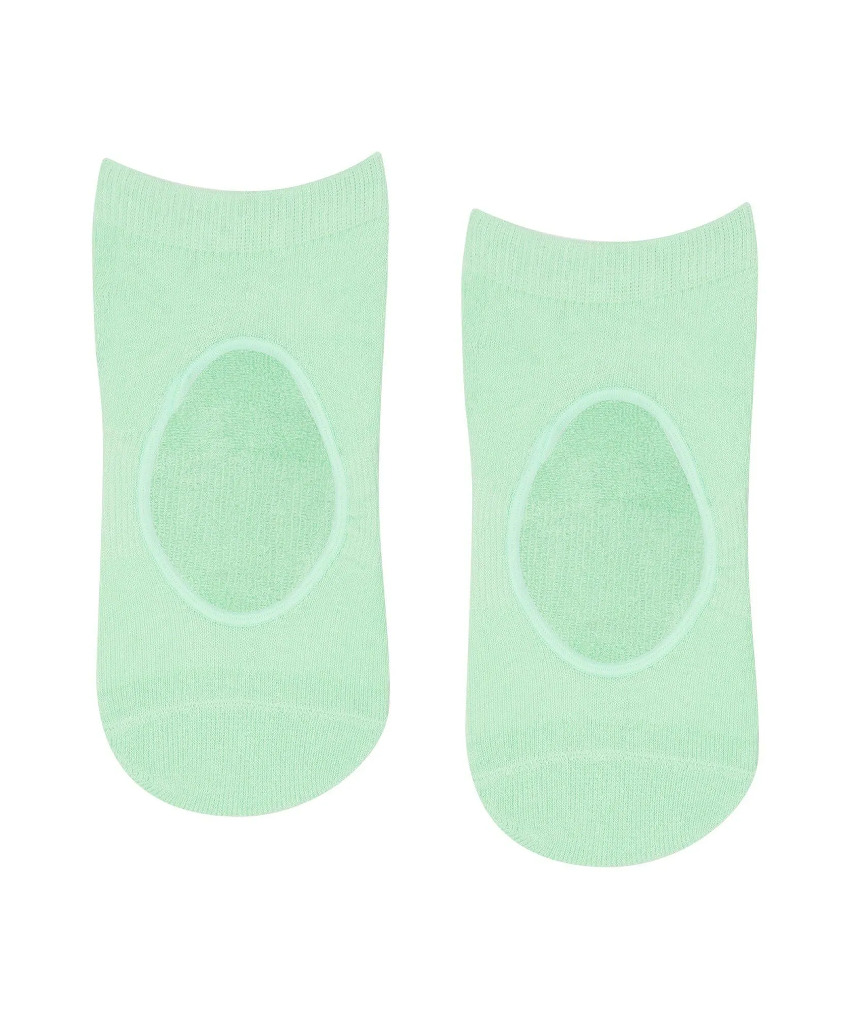 Slide On Non Slip Grip Socks - Mint