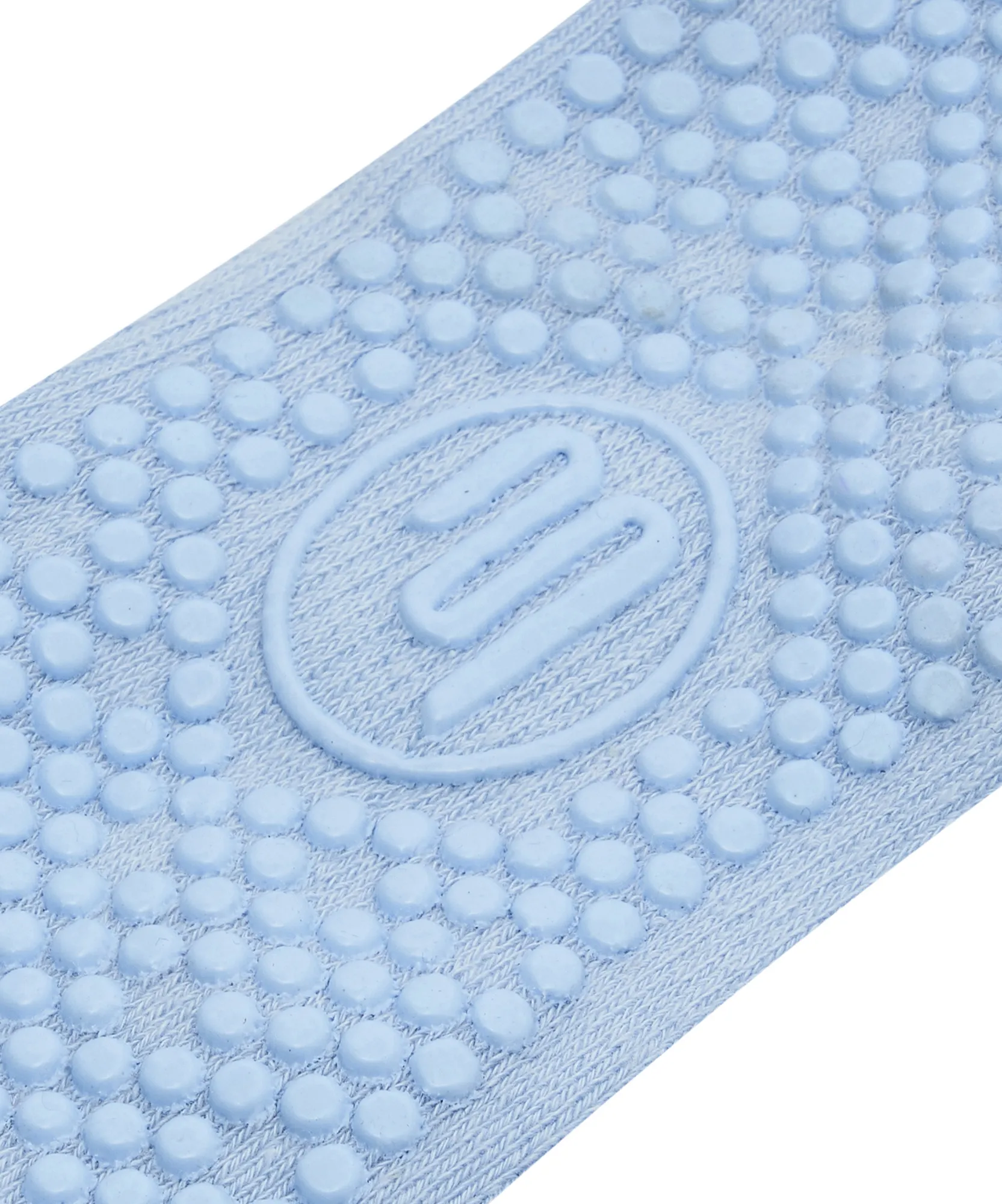Slide On Non Slip Grip Socks - Powder Blue
