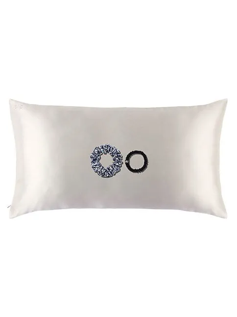 Sloane Silk King Pillowcase & Scrunchie Gift Set
