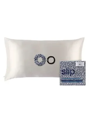 Sloane Silk King Pillowcase & Scrunchie Gift Set