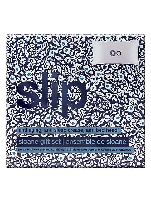 Sloane Silk King Pillowcase & Scrunchie Gift Set