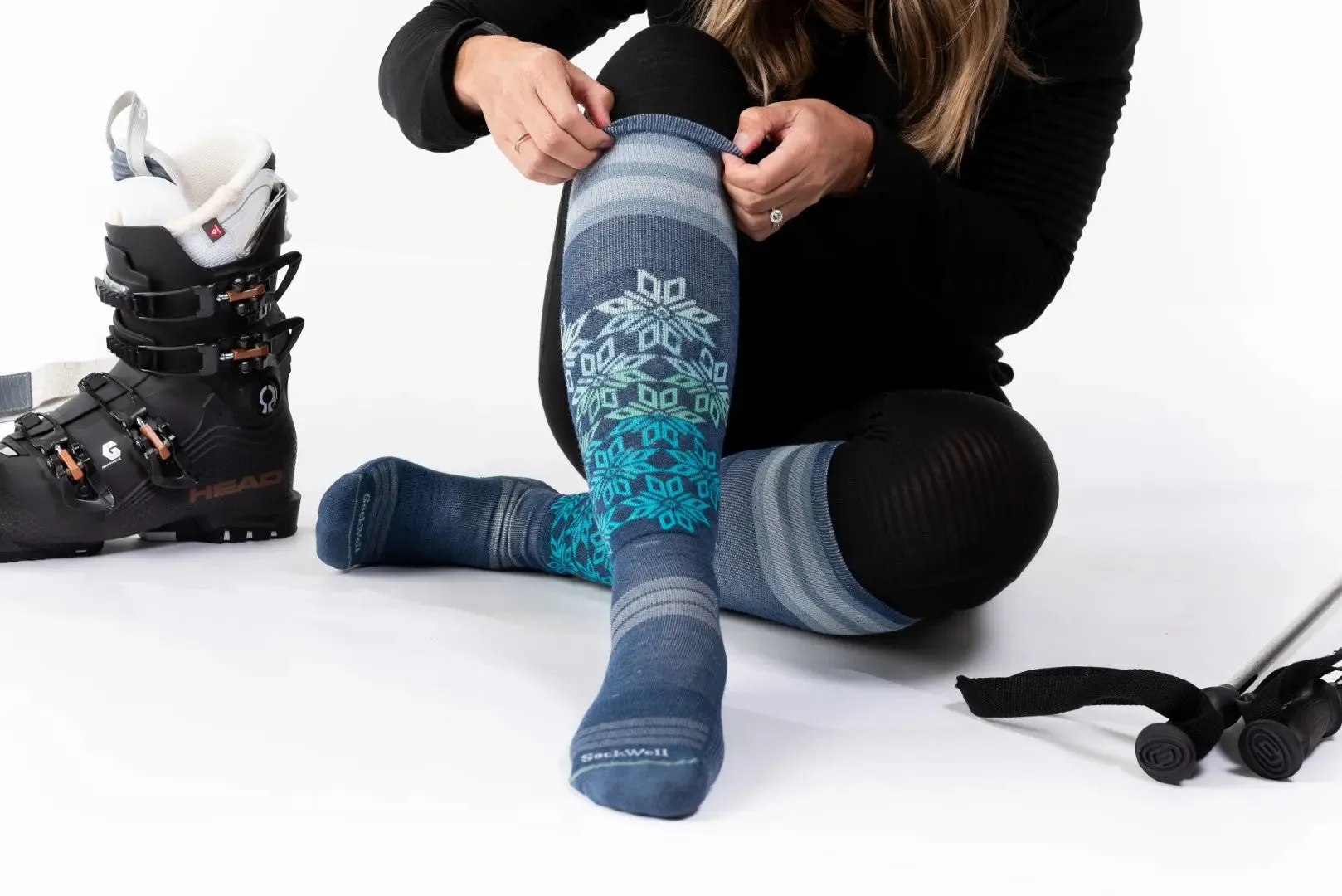 Sockwell Women's Powder Day | Moderate Graduated Compression Socks