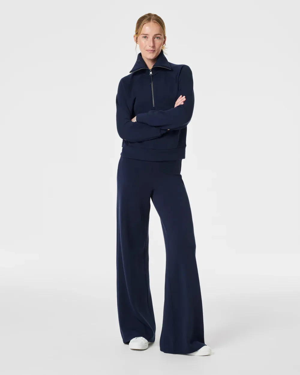 SPANX | AirEssentials Wide Leg Pant {Timeless Navy}
