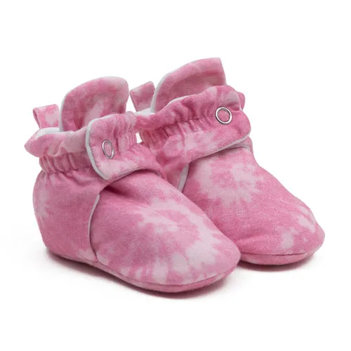 Spiral Tie Dye Snap Booties