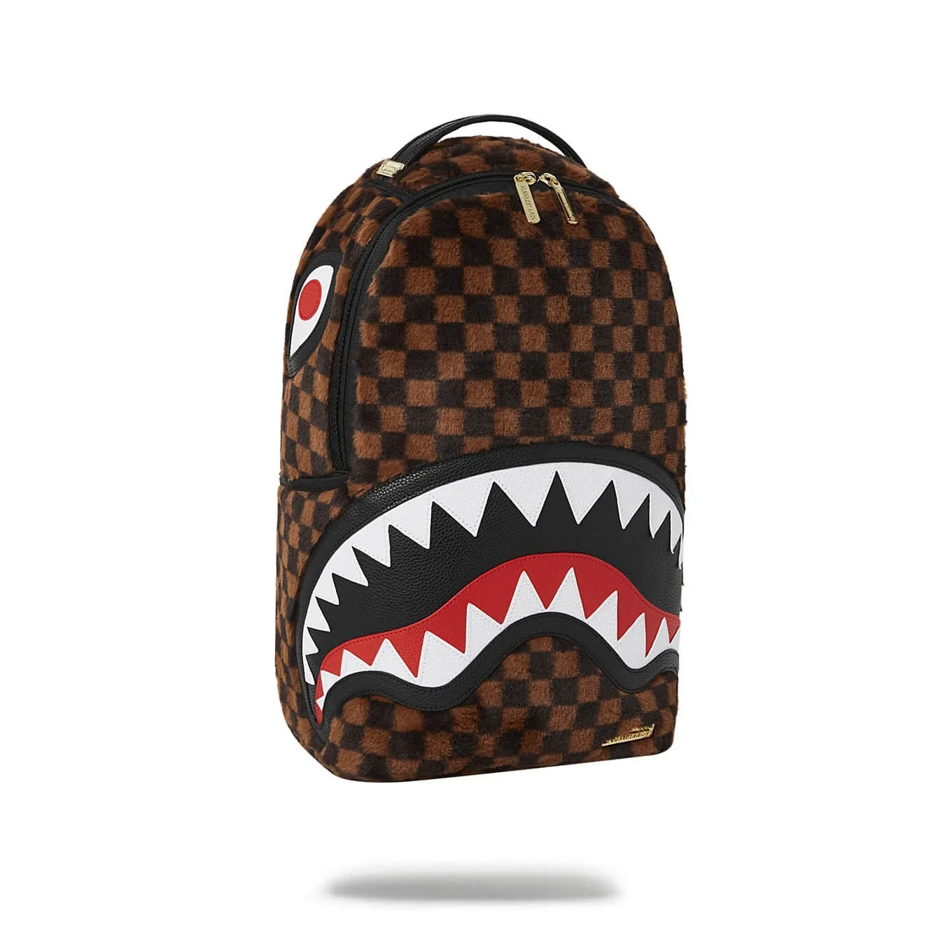 Sprayground Fur Sharks In Paris Backpack - Brown