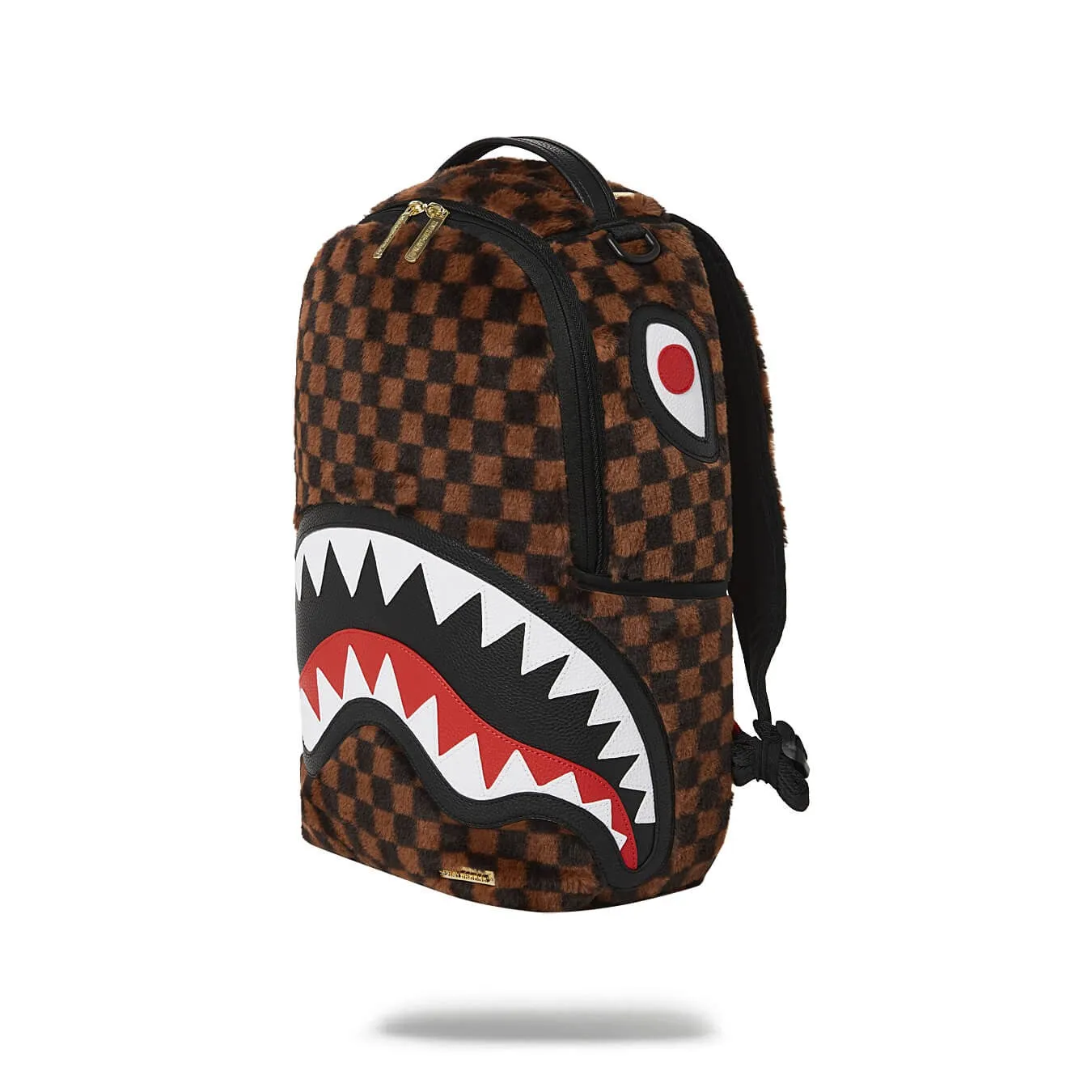 Sprayground Fur Sharks In Paris Backpack - Brown