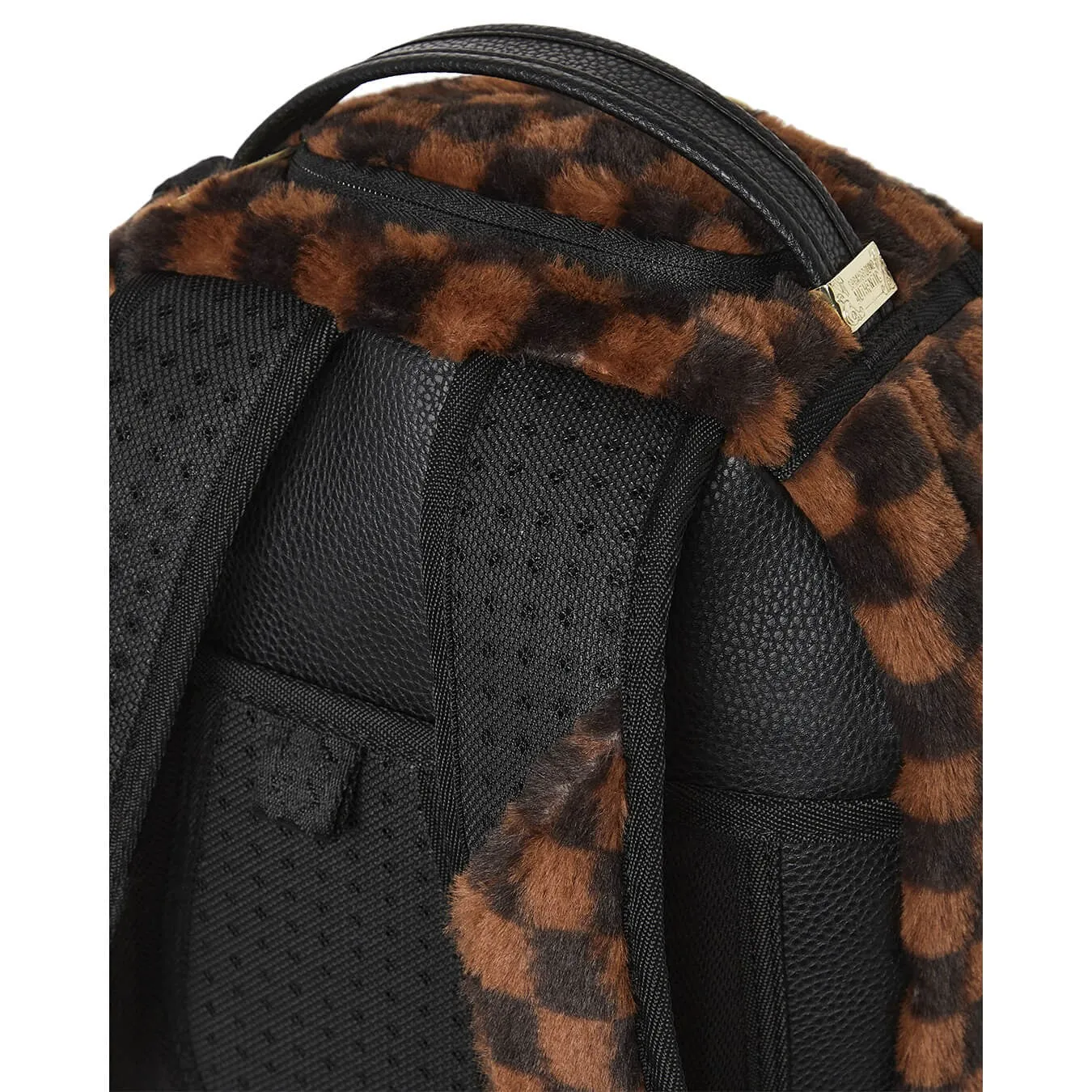 Sprayground Fur Sharks In Paris Backpack - Brown