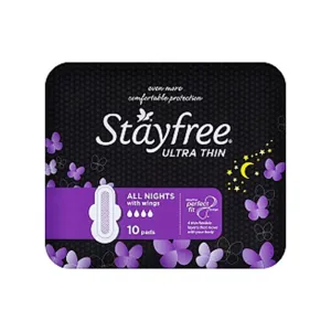 Stayfree Pads All Nights with Wings 10 pads