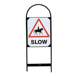 Stubbs Double Sided Markers Horse Slow Sign S63