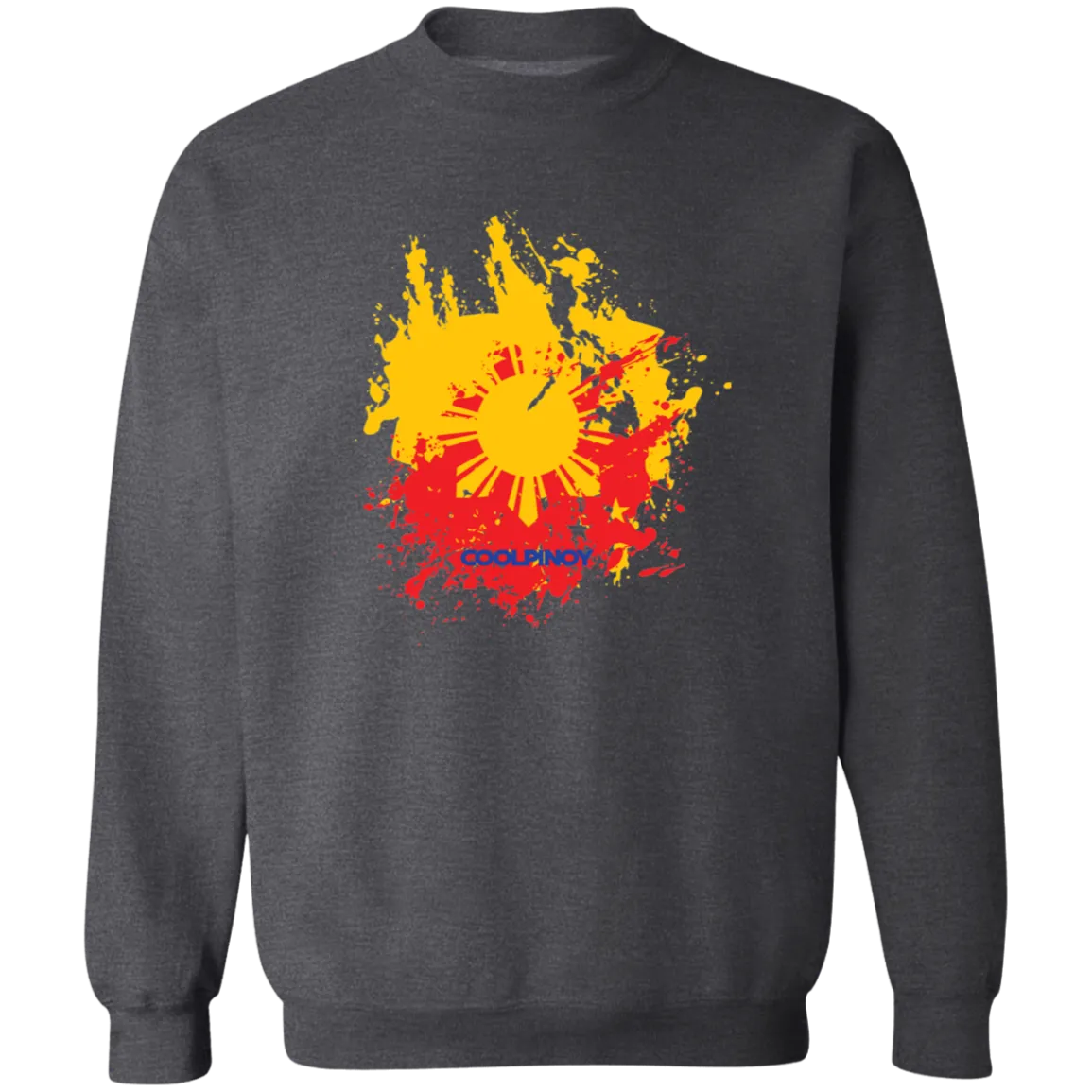 Sun and Stars Splashed Unisex Crewneck Pullover Sweatshirt
