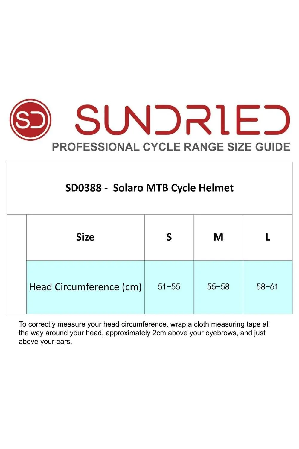Sundried Solaro MTB Cycle Helmet