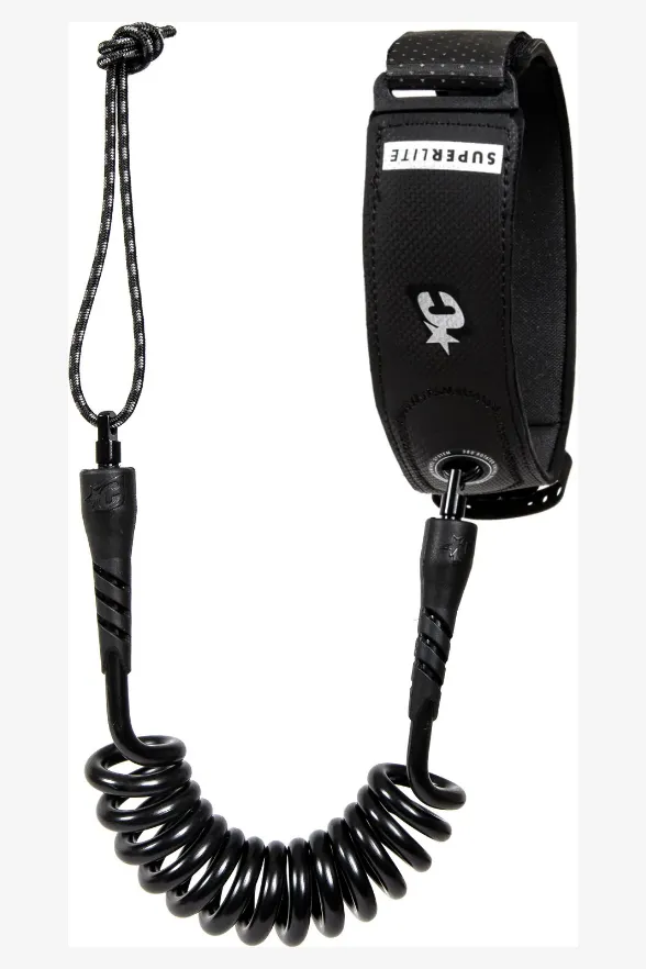 SUPERLITE BICEP LEASH - BLACK SILVER