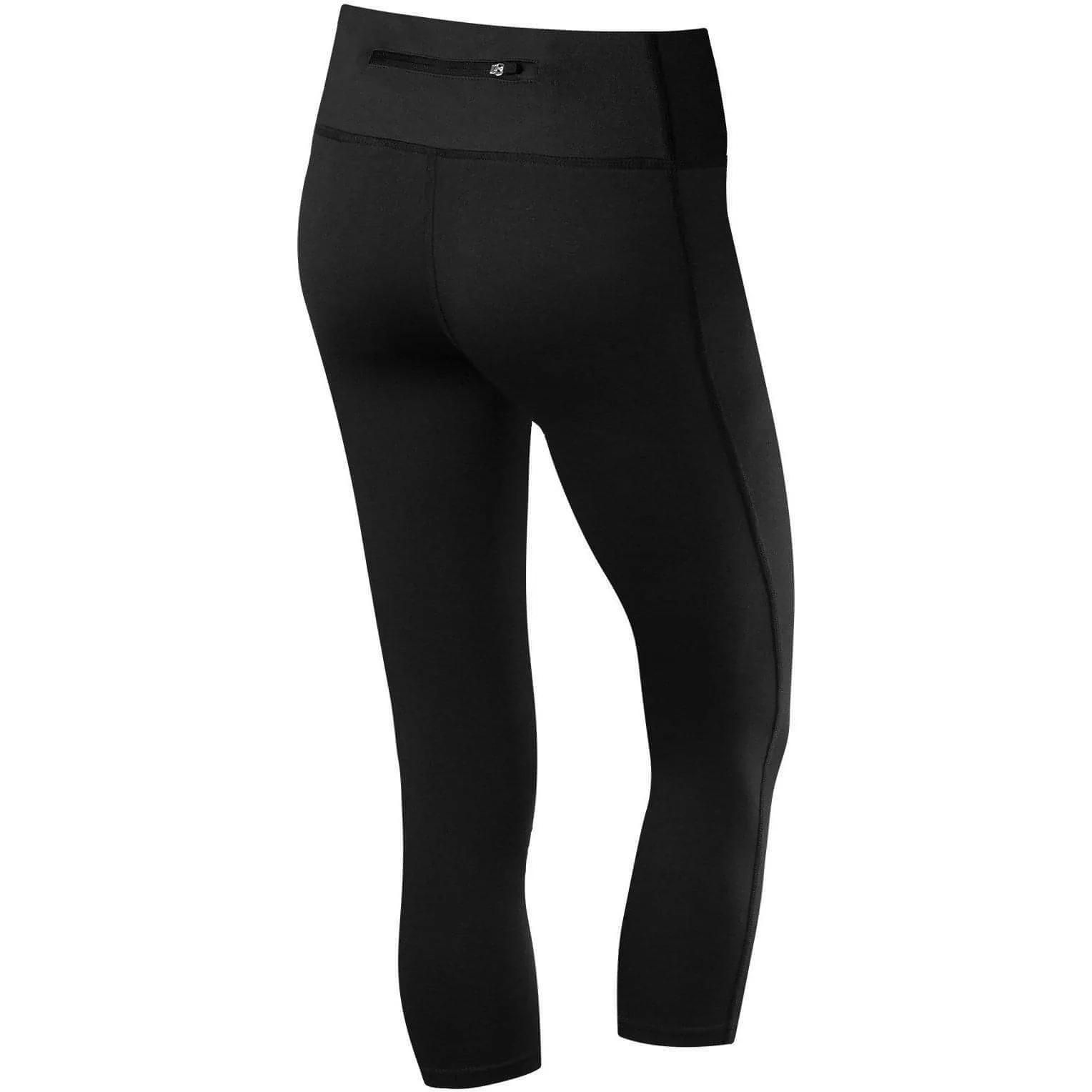 TCA Pro Performance Supreme Womens 3/4 Capri Running Tights - Black