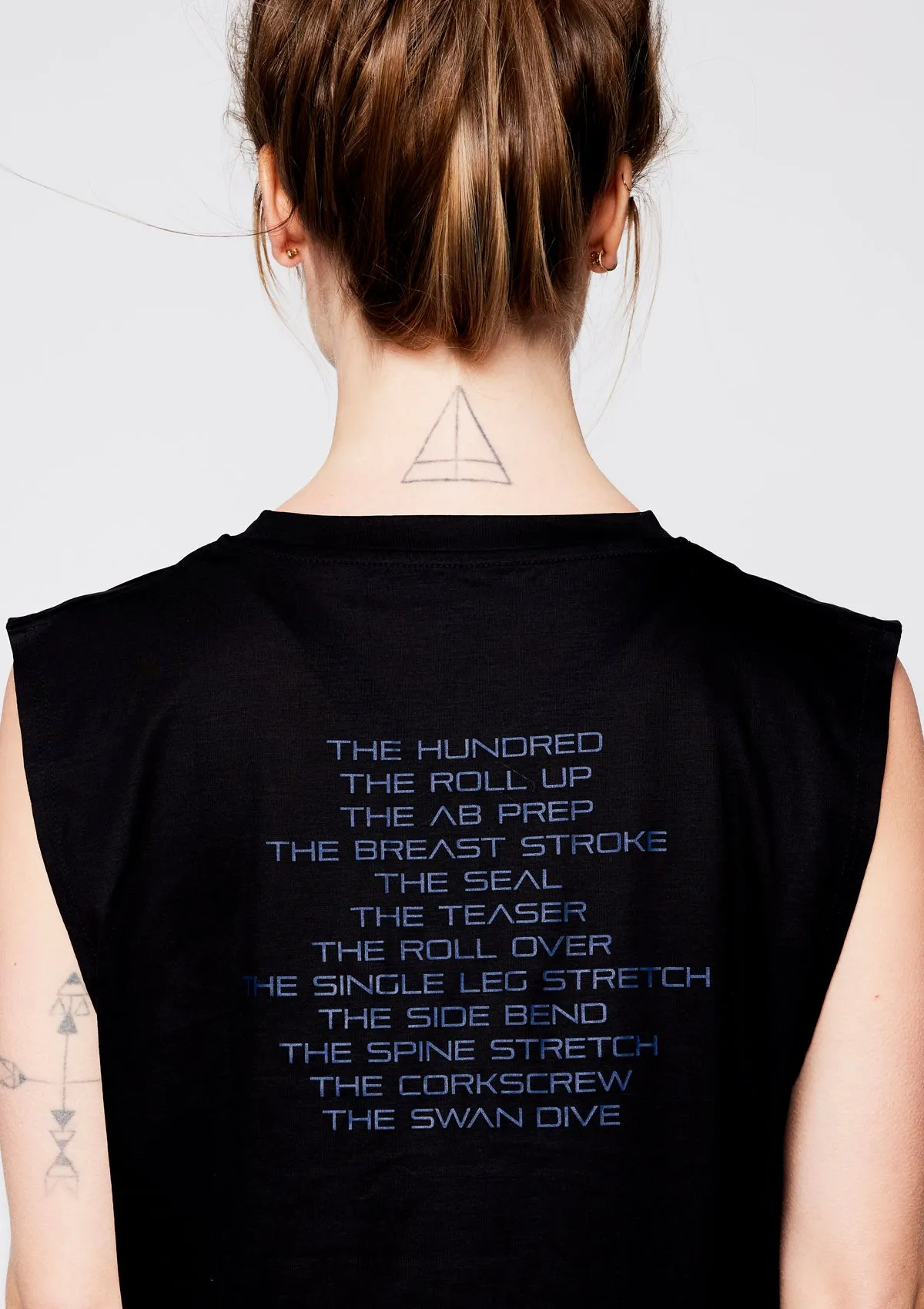 The Exercise Crop Top - Midnight Black