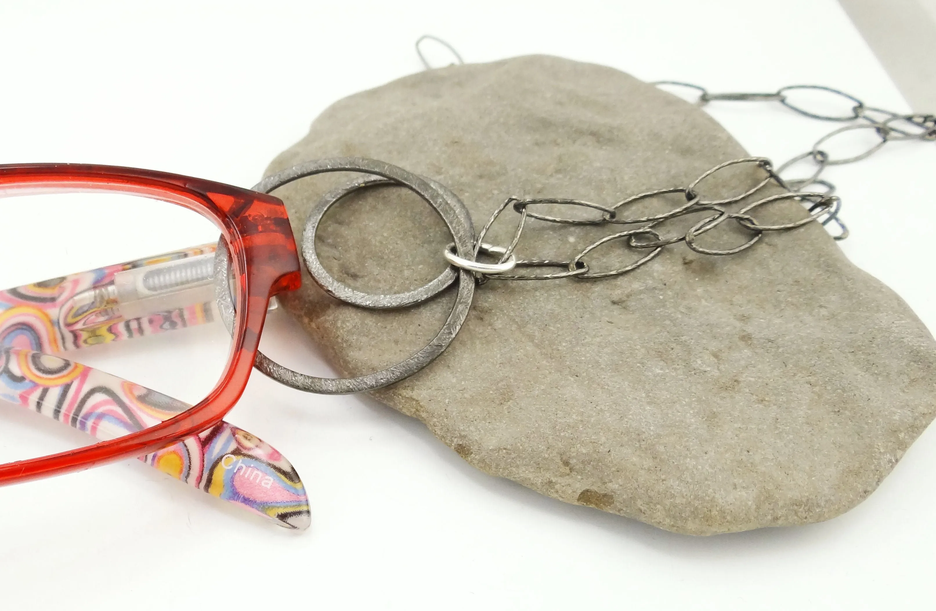 The Ultimate Best Eyeglass Necklace in Gunmetal