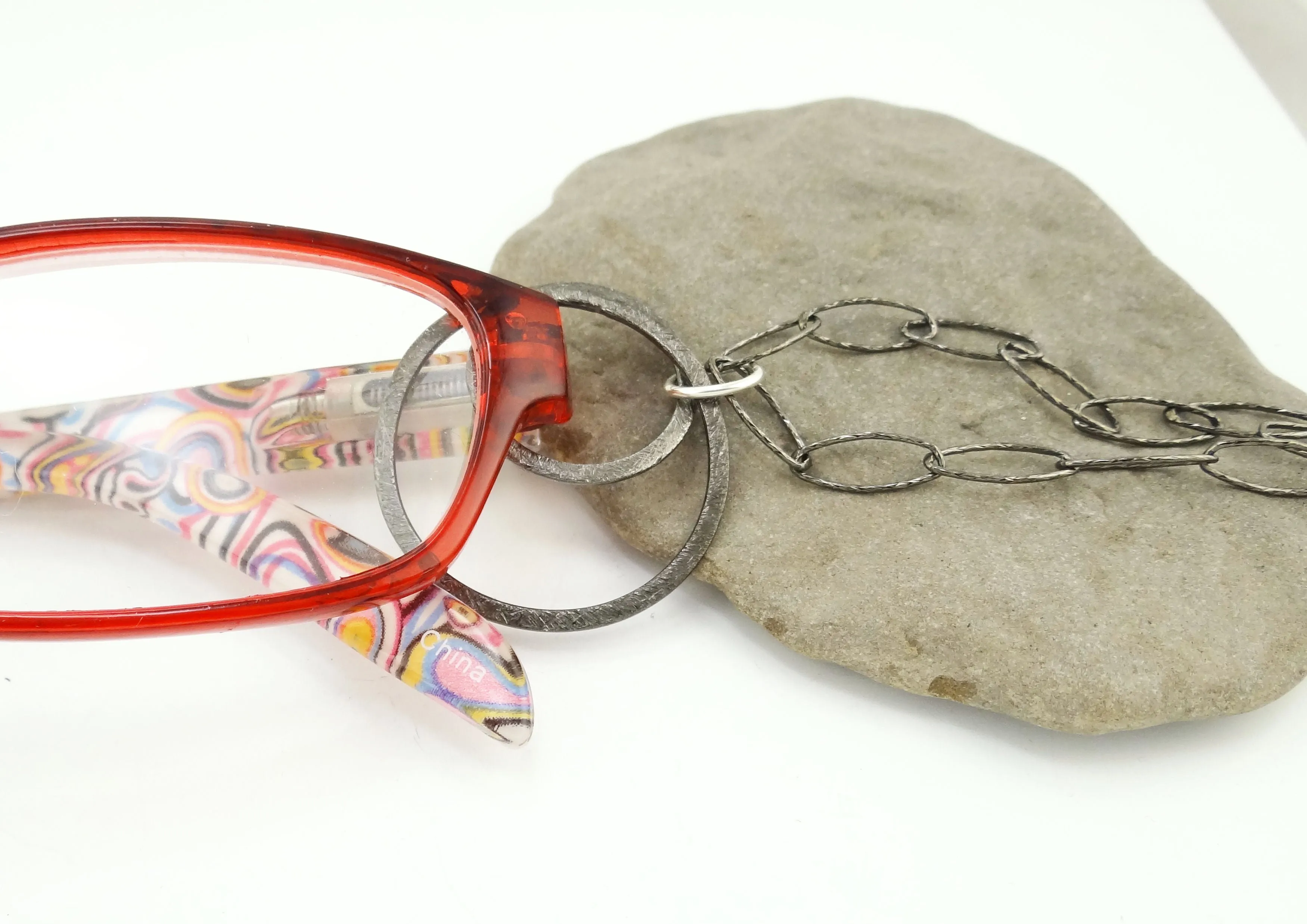 The Ultimate Best Eyeglass Necklace in Gunmetal