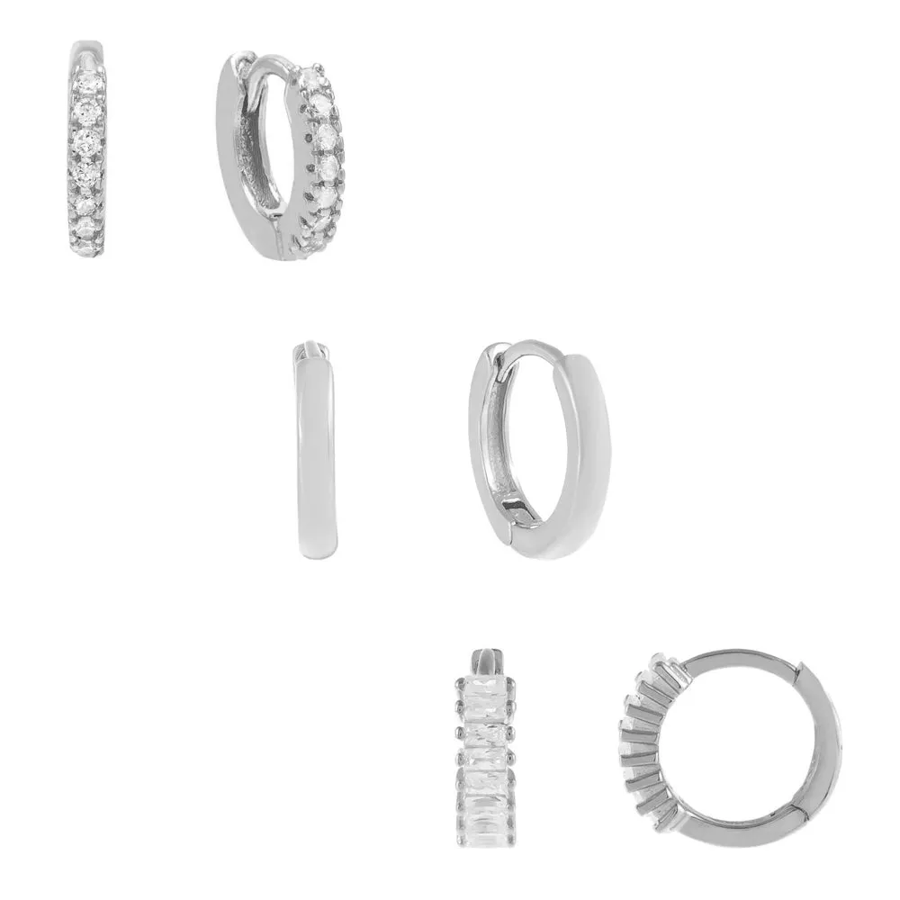 The Ultimate Huggie Earring Combo Set
