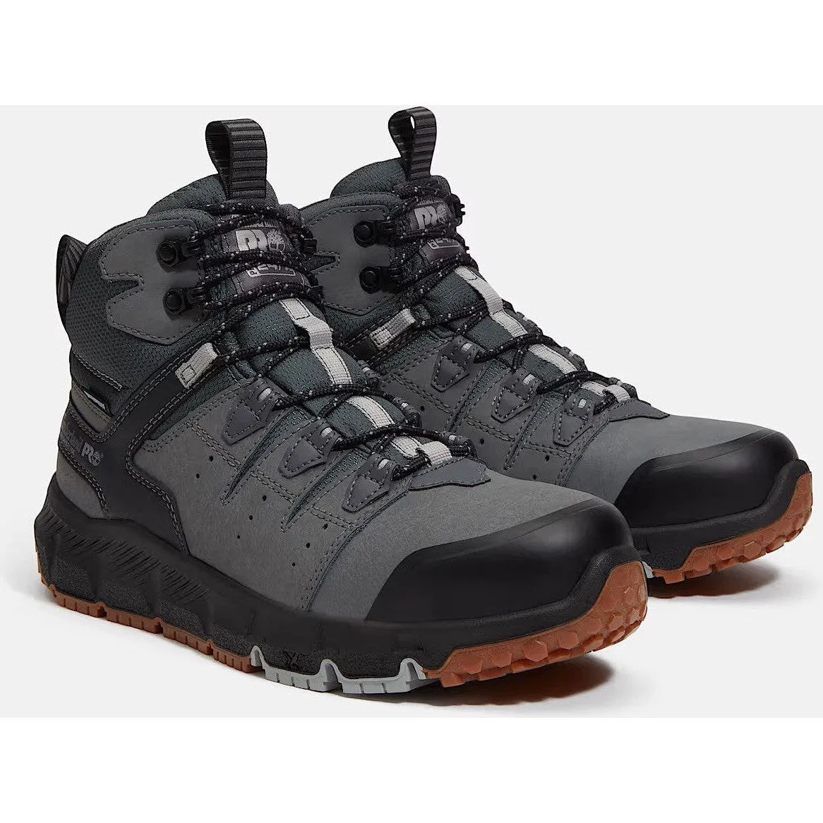 Timberland Pro Men's Tempe 6" Alloy Toe WP Work Boot- Grey- TB0A67G3EJO
