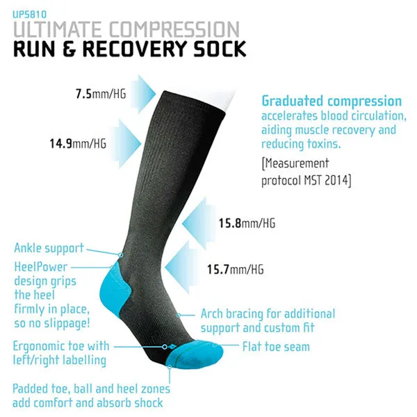 Ultimate Compression Run And Recovery Sock - UP5810