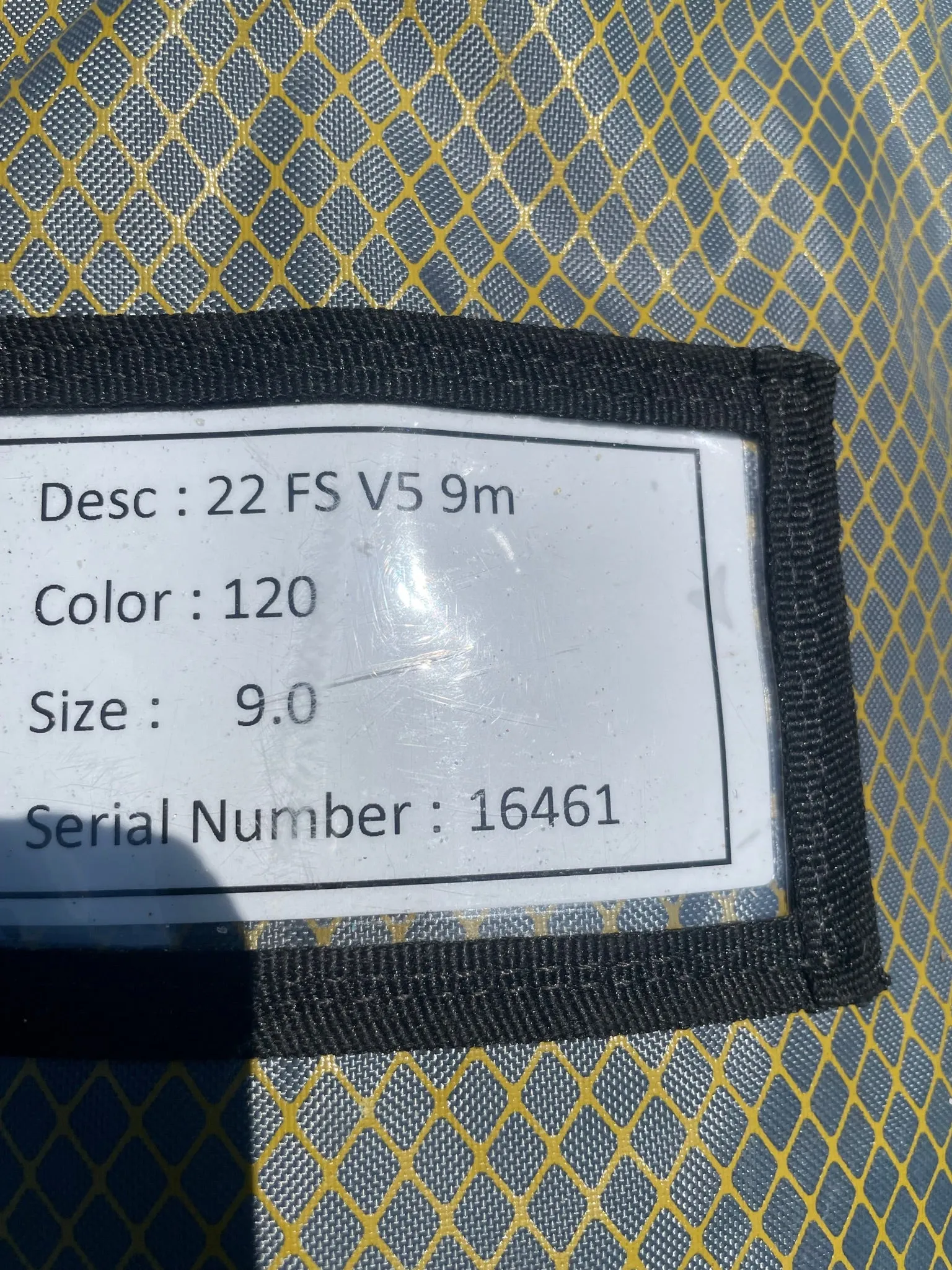 USED 2022 Eleveight FS V5 9m Kiteboarding Kite Only