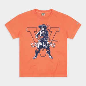 UVA Cavaliers Mascot and Block "V" Vintage Heavyweight Tee