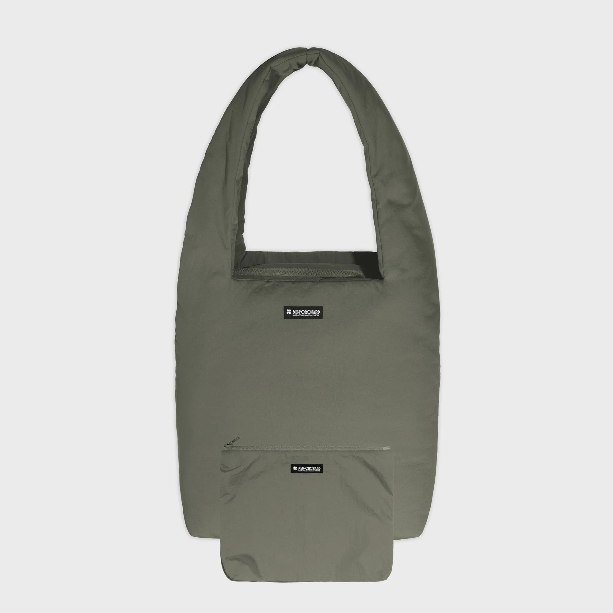 Vegan Water-Resistant Nylon Shoulder Bag | Multiple Colours