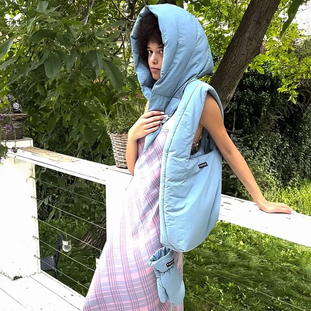 Vegan Water-Resistant Nylon Shoulder Bag | Multiple Colours