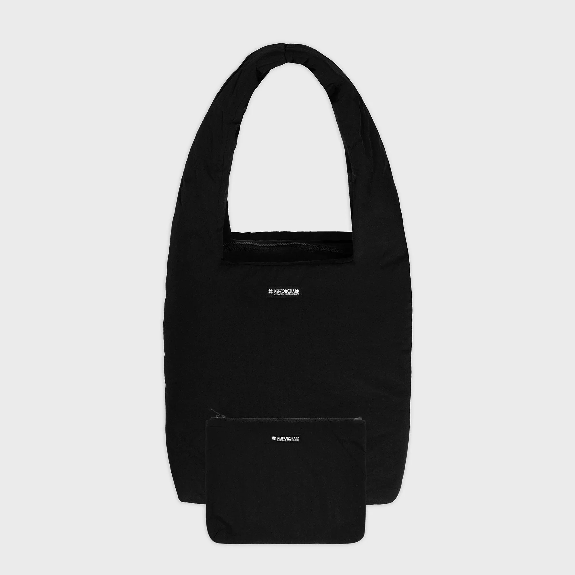 Vegan Water-Resistant Nylon Shoulder Bag | Multiple Colours