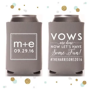 Vows are Done - Wedding Can Cooler #35R