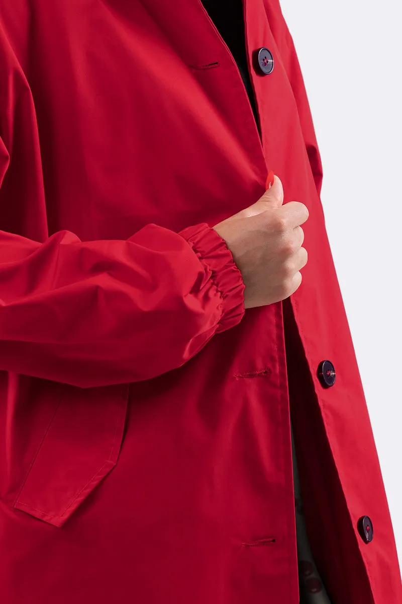 Water Resistant Hooded Oversized Windbreaker