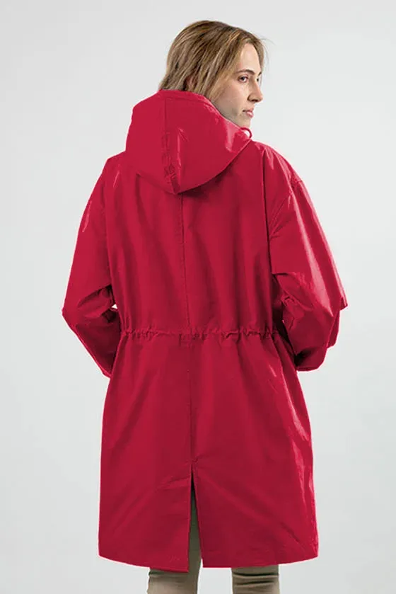 Water Resistant Hooded Oversized Windbreaker