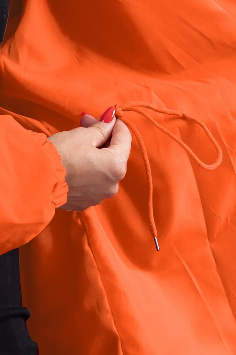 Water Resistant Hooded Oversized Windbreaker