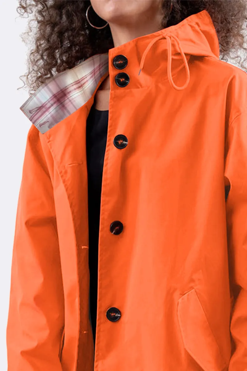 Water Resistant Hooded Oversized Windbreaker