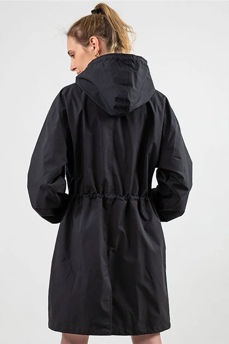 Water Resistant Hooded Oversized Windbreaker