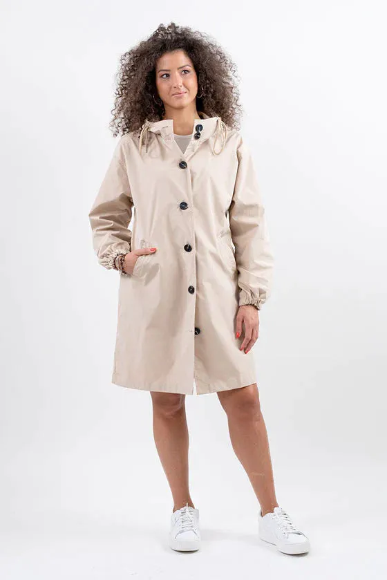 Water Resistant Hooded Oversized Windbreaker