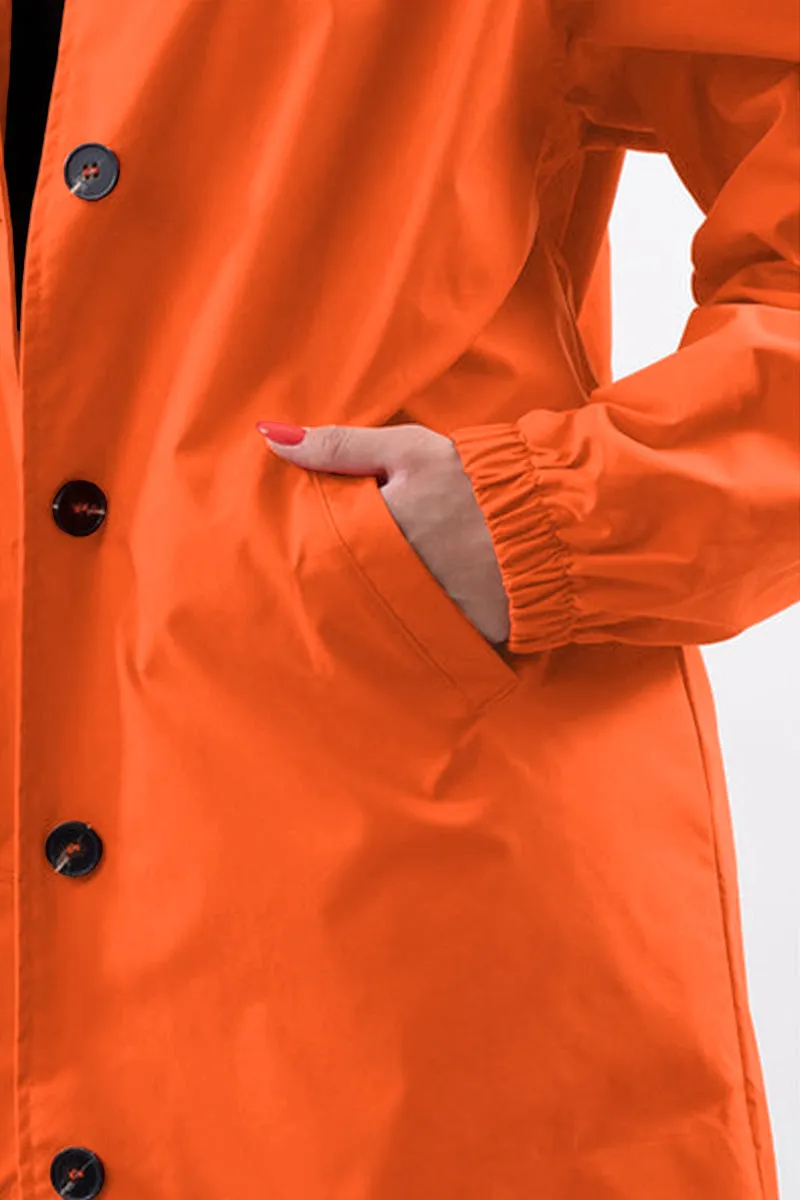Water Resistant Hooded Oversized Windbreaker
