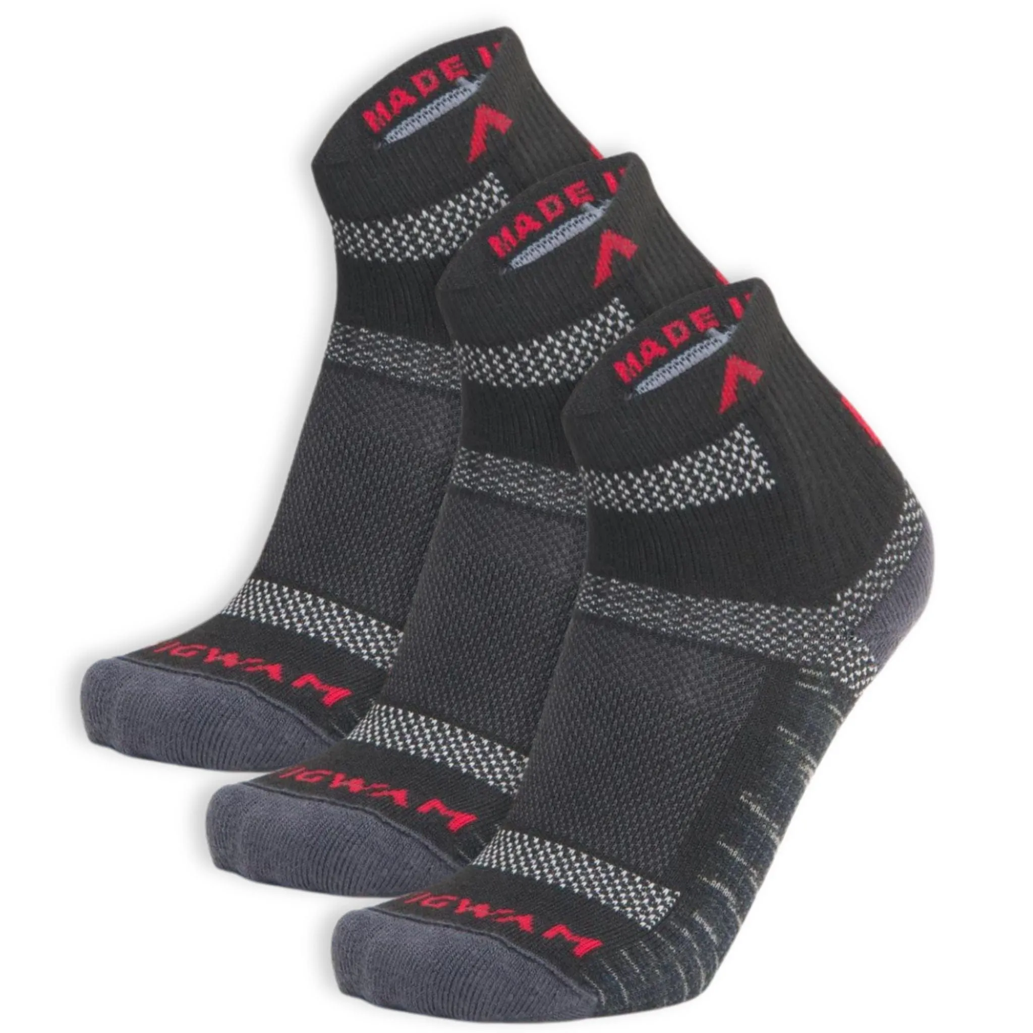 Wigwam Ultra Cool-Lite Quarter 3-Pack Socks