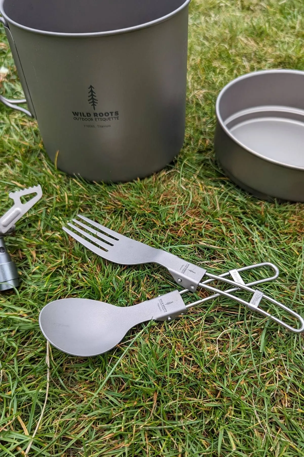 Wild Roots Ultimate Lightweight Titanium Cooking Pan Set