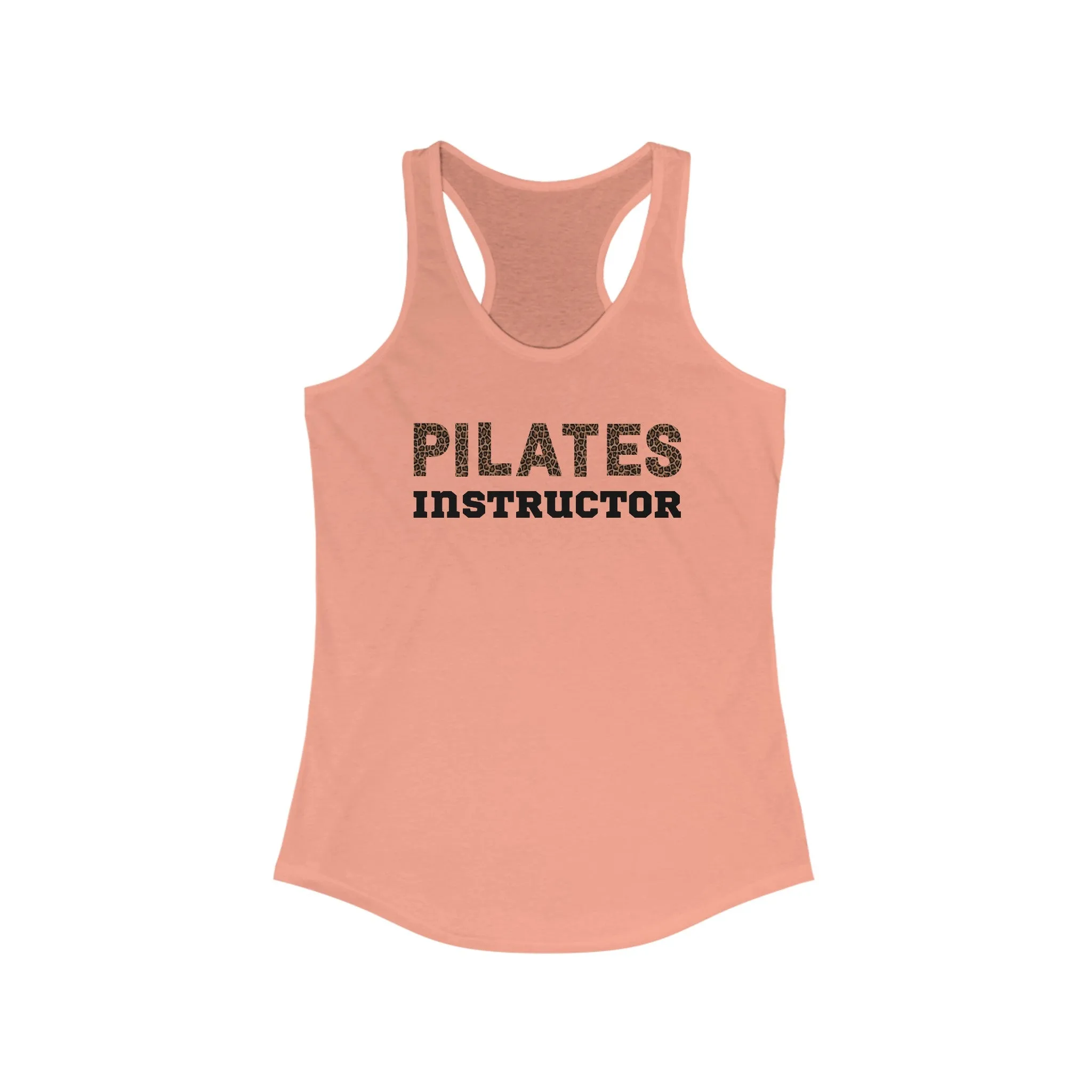 Women's Cheetah "Pilates Instructor" Racerback Tank