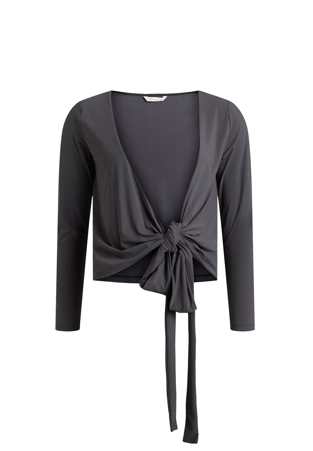 Wrap Tee Valencia - almost black