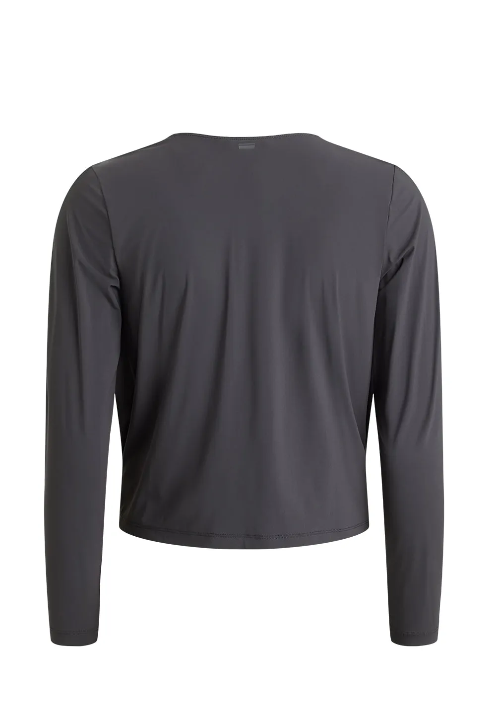 Wrap Tee Valencia - almost black