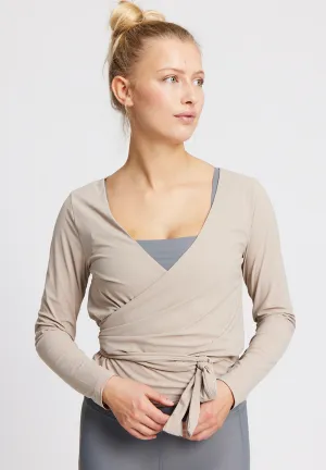Wrap Tee Valencia - mocha