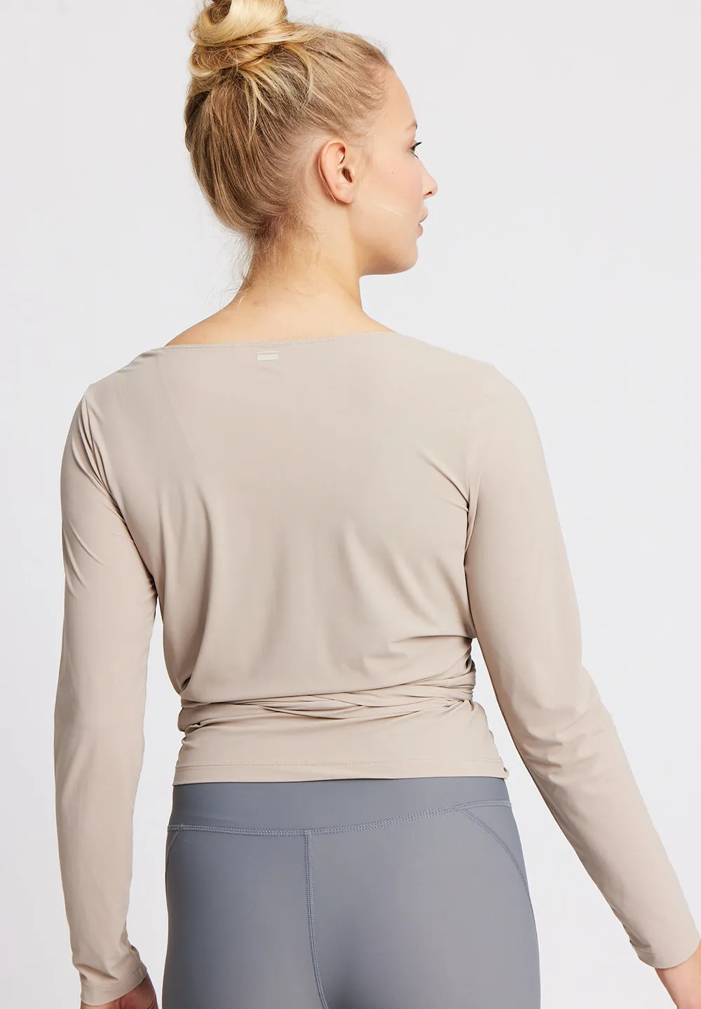 Wrap Tee Valencia - mocha